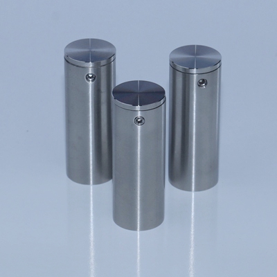 Satin escovado 19mm Diâmetro de vidro standoffs