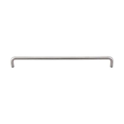 Stainless Bent Bar Cabinet Pull, Brushed Stainless Steel