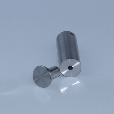 Satin Brushed 19mm Diameter Glass  standoffs