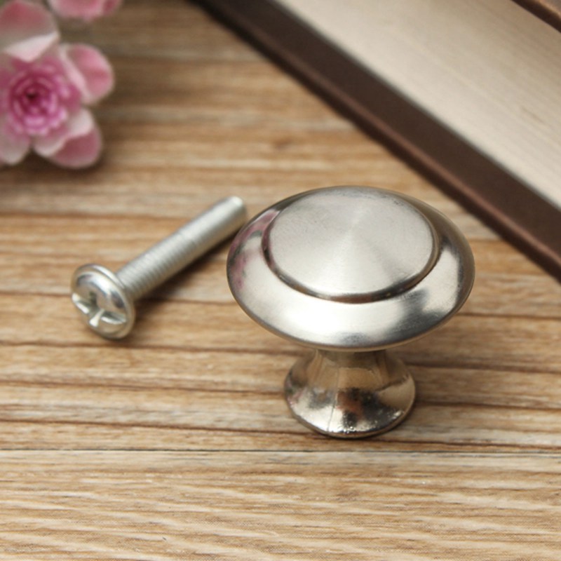 Minimalist Stainless Steel Cabinet Knobs  Modern Kitchen Door Handles